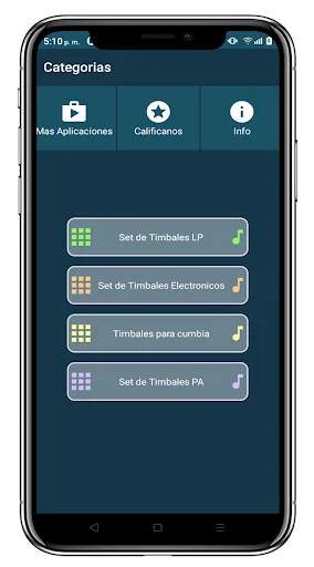 Timbales Cumbia ڈاؤن لوڈ کریں – حقیقت پسندانہ پرکشن ساؤنڈز - Screenshot 4