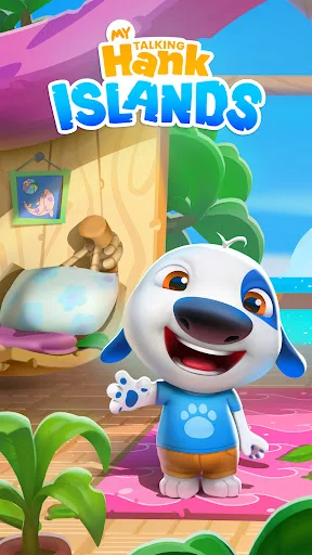 My Talking Hank: Islands ڈاؤن لوڈ کریں – تفریحی جزیرہ ایڈونچر - Screenshot 8