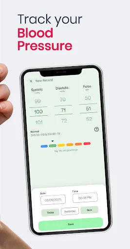 Blood Pressure App: BP Logger ڈاؤن لوڈ کریں – بلڈ پریشر مانیٹر - Screenshot 2