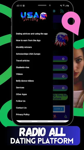 USA Dating ڈاؤن لوڈ کریں – امریکہ اور پیرس میں نئے دوست بنائیں - Screenshot 22