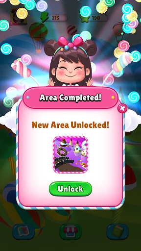 Sweet Merge Land ڈاؤن لوڈ کریں – مزیدار پہیلیاں اور کینڈی ایڈونچر - Screenshot 3