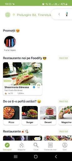 Foodify.ro ایپ ڈاؤن لوڈ کریں – ویلکیا کاؤنٹی کے لیے بہترین فوڈ آرڈرنگ سروس - Screenshot 2