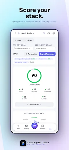 Smart Peptide Tracker ڈاؤن لوڈ کریں – پیپٹائڈ ٹریکنگ ایپ - Screenshot 7