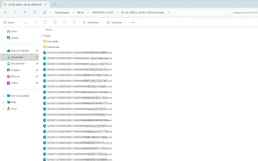 Baixar NFSe ڈاؤن لوڈ کریں – الیکٹرانک سروس انوائس کے لیے بہترین ٹول - Screenshot 5