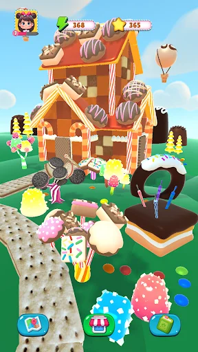 Sweet Merge Land ڈاؤن لوڈ کریں – مزیدار پہیلیاں اور کینڈی ایڈونچر - Screenshot 7