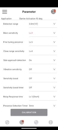 Virtual Loop ایپ ڈاؤن لوڈ کریں – OPTEX OVS-02 سینسر کنٹرول - Screenshot 10