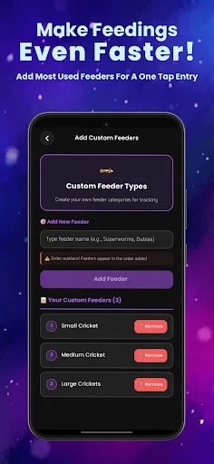 Arachnifiles ڈاؤن لوڈ کریں – مکڑیوں کے لیے بہترین پیٹ ٹریکر - Screenshot 8