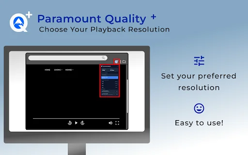 Paramount Quality+ ڈاؤن لوڈ کریں – Paramount+ ویڈیو کوالٹی کنٹرول - Screenshot 1