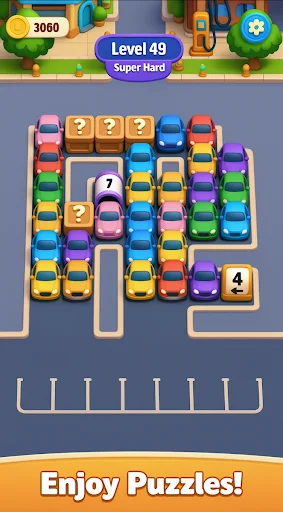 Triple Car: Match & Mod ڈاؤن لوڈ کریں – کار پزل گیم مفت - Screenshot 2