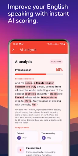 Learning English – 6 Minutes ڈاؤن لوڈ کریں – انگلش سیکھیں اور بہتر بنائیں - Screenshot 14