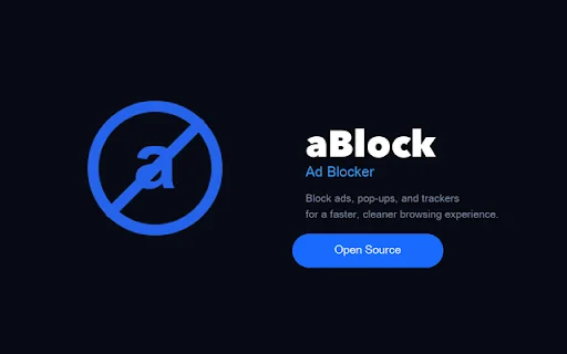 aBlock Ad Blocker ڈاؤن لوڈ کریں – تیز اور محفوظ براؤزنگ - Screenshot 1