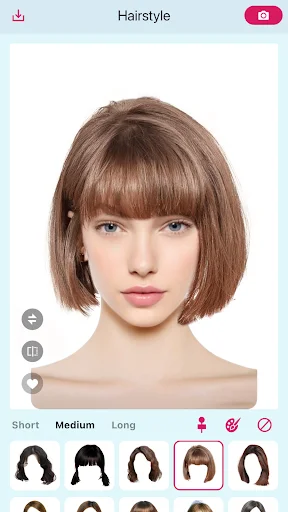 Hairstyle Try On – AI Haircut ڈاؤن لوڈ کریں – ورچوئل ہیئر اسٹائلنگ مفت - Screenshot 19
