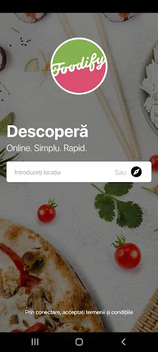 Foodify.ro ایپ ڈاؤن لوڈ کریں – ویلکیا کاؤنٹی کے لیے بہترین فوڈ آرڈرنگ سروس - Screenshot 1