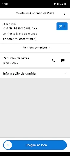 Lá Vem Entregas – موٹر سائیکل ڈرائیوروں کے لیے محفوظ اور تیز ایپ - Screenshot 4