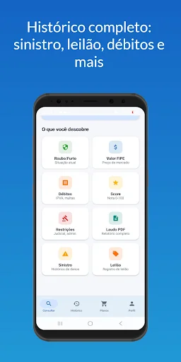 Consulta Veicular ایپ ڈاؤن لوڈ کریں – کار کی ہسٹری اور جرمانے چیک کریں - Screenshot 3