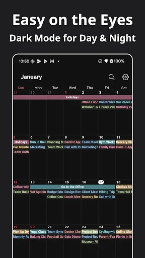 Simple Calendar ڈاؤن لوڈ کریں – شیڈول اور ریمائنڈر کے لیے بہترین ایپ - Screenshot 7