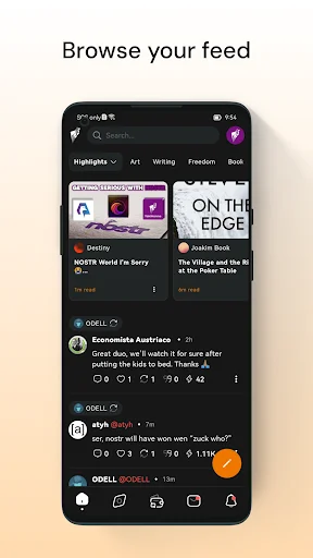 YakiHonne ڈاؤن لوڈ کریں – Nostr اور Bitcoin سوشل ایپ - Screenshot 1