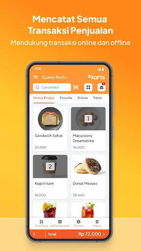 KartsPOS تازہ ترین ورژن ڈاؤن لوڈ کریں – بہترین کیشئر ایپ - Screenshot 2