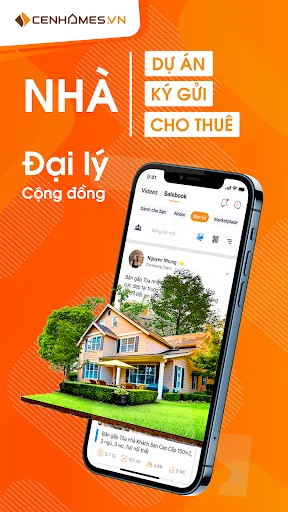 Cenhomes.vn تازہ ترین ڈاؤن لوڈ کریں – 4.0 رئیل اسٹیٹ ایپ - Screenshot 1