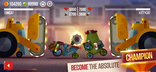 CATS: Crash Arena Turbo Stars ڈاؤن لوڈ کریں – بہترین جنگی گاڑیاں بنائیں - Screenshot 5
