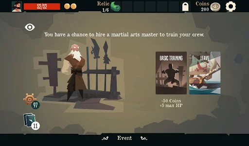 Pirates Outlaws ڈاؤن لوڈ کریں – بہترین Roguelike کارڈ گیم - Screenshot 5
