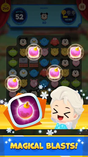 Disney Pop Town ڈاؤن لوڈ کریں – دلچسپ میچ 3 پزل گیم - Screenshot 9
