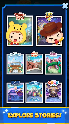 Disney Pop Town ڈاؤن لوڈ کریں – دلچسپ میچ 3 پزل گیم - Screenshot 6