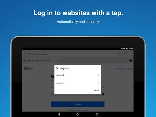 Sticky Password Manager ڈاؤن لوڈ کریں – محفوظ پاس ورڈ کا انتظام - Screenshot 11