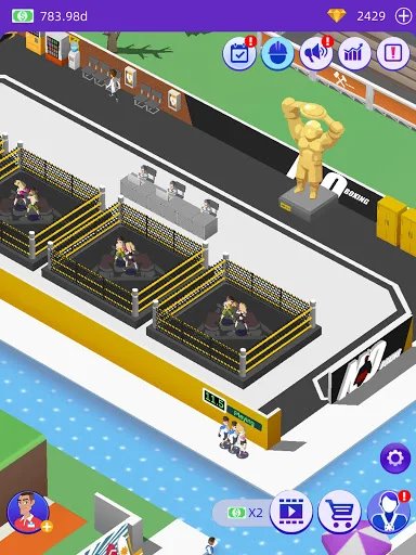 Idle GYM Sports ڈاؤن لوڈ کریں – بہترین فٹنس مینجمنٹ گیم - Screenshot 13