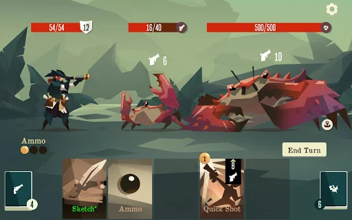 Pirates Outlaws ڈاؤن لوڈ کریں – بہترین Roguelike کارڈ گیم - Screenshot 9