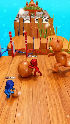 Snow Race 3D ڈاؤن لوڈ کریں – بہترین برفانی ریسنگ گیم - Screenshot 4
