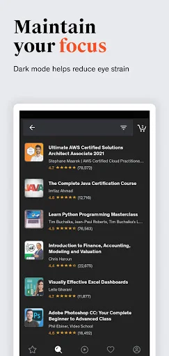 Udemy ایپ ڈاؤن لوڈ کریں – آن لائن کورسز سیکھیں اور مہارت حاصل کریں - Screenshot 6