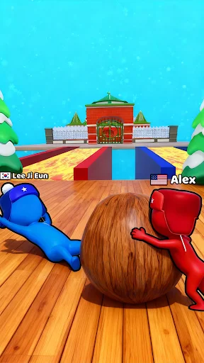 Snow Race 3D ڈاؤن لوڈ کریں – بہترین برفانی ریسنگ گیم - Screenshot 3