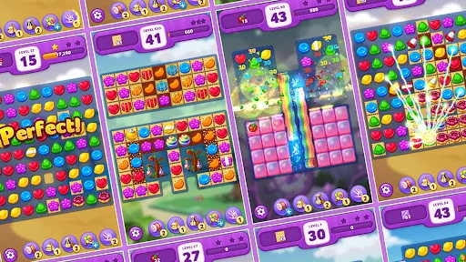 Lollipop: Sweet Taste Match 3 ڈاؤن لوڈ کریں – بہترین پزل گیم - Screenshot 10