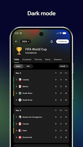 FotMob ڈاؤن لوڈ کریں – لائیو فٹ بال اسکورز اور تازہ ترین اپ ڈیٹس - Screenshot 2