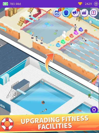 Idle GYM Sports ڈاؤن لوڈ کریں – بہترین فٹنس مینجمنٹ گیم - Screenshot 9