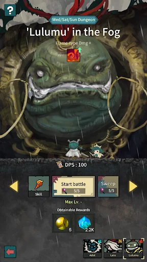 Tap Dragon: Little Knight Luna ڈاؤن لوڈ کریں – بہترین آئیڈل آر پی جی - Screenshot 24