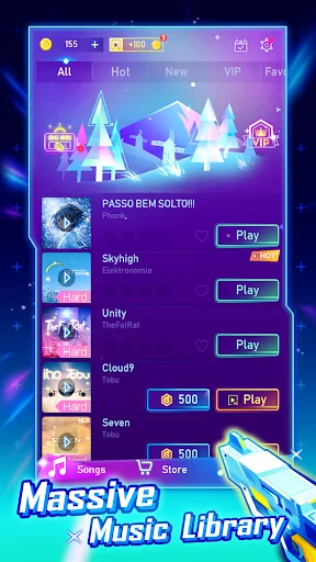 Beat Fire ڈاؤن لوڈ کریں – بہترین میوزک اور ردھم گیم - Screenshot 1