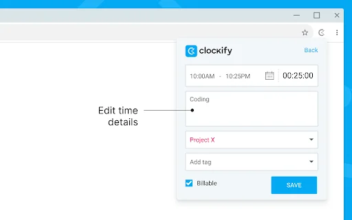 Clockify Time Tracker ڈاؤن لوڈ کریں – مفت اور بہترین ٹائم ٹریکنگ - Screenshot 2