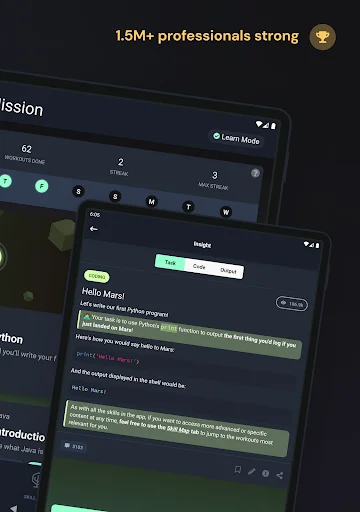Enki: کوڈنگ سیکھنے کے لیے بہترین ایپ – Python اور Lua سیکھیں - Screenshot 10