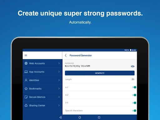 Sticky Password Manager ڈاؤن لوڈ کریں – محفوظ پاس ورڈ کا انتظام - Screenshot 12
