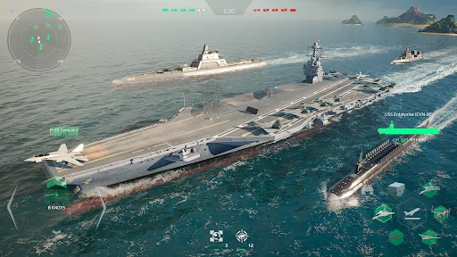 Modern Warships ڈاؤن لوڈ کریں – جدید بحری جنگی کھیل - Screenshot 10