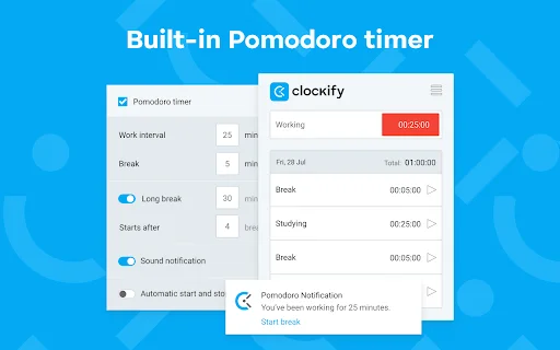 Clockify Time Tracker ڈاؤن لوڈ کریں – مفت اور بہترین ٹائم ٹریکنگ - Screenshot 4