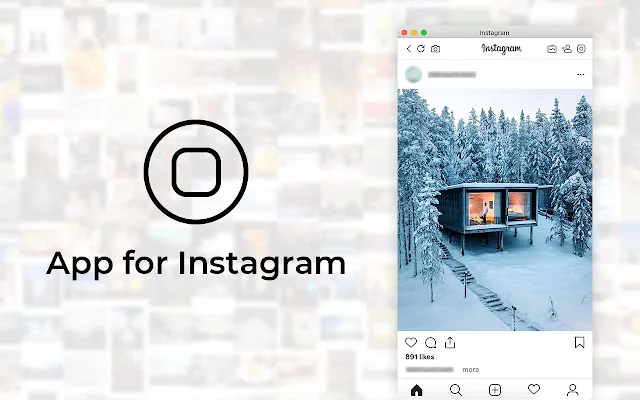 App for Instagram with DM ڈاؤن لوڈ کریں – انسٹاگرام ڈیسک ٹاپ کلائنٹ - Screenshot 1