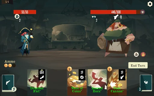 Pirates Outlaws ڈاؤن لوڈ کریں – بہترین Roguelike کارڈ گیم - Screenshot 21