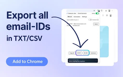 Email Extractor ڈاؤن لوڈ کریں – ویب صفحات سے ای میل نکالنے کا بہترین ٹول - Screenshot 4