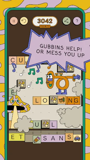 GUBBINS ڈاؤن لوڈ کریں – منفرد اور دلچسپ ورڈ گیم برائے اینڈرائیڈ - Screenshot 2