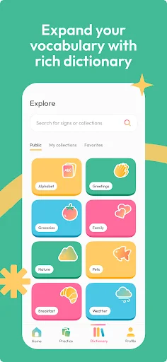 ASL Bloom ڈاؤن لوڈ کریں – امریکن سائن لینگویج سیکھنے کی بہترین ایپ - Screenshot 6