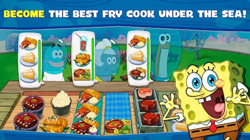 SpongeBob: Krusty Cook-Off ڈاؤن لوڈ کریں – بہترین کوکنگ گیم - Screenshot 1
