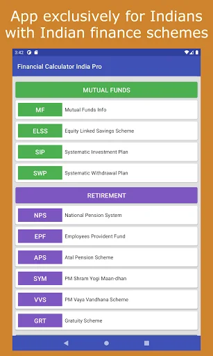 Financial Calculator India ڈاؤن لوڈ کریں – بہترین مالیاتی ٹولز - Screenshot 10